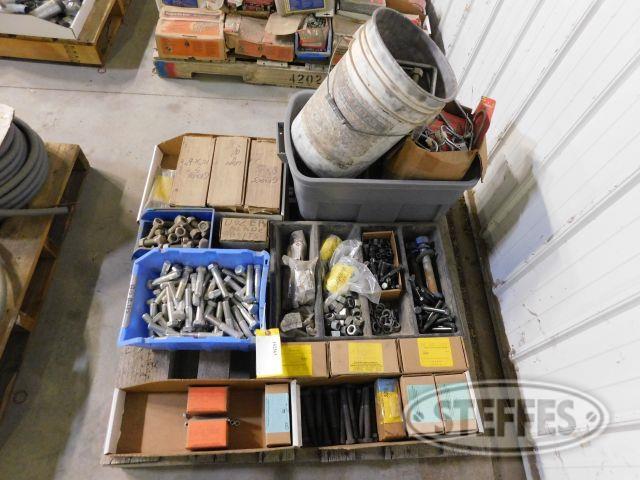 Pallet of Assorted Bolts and Hardware